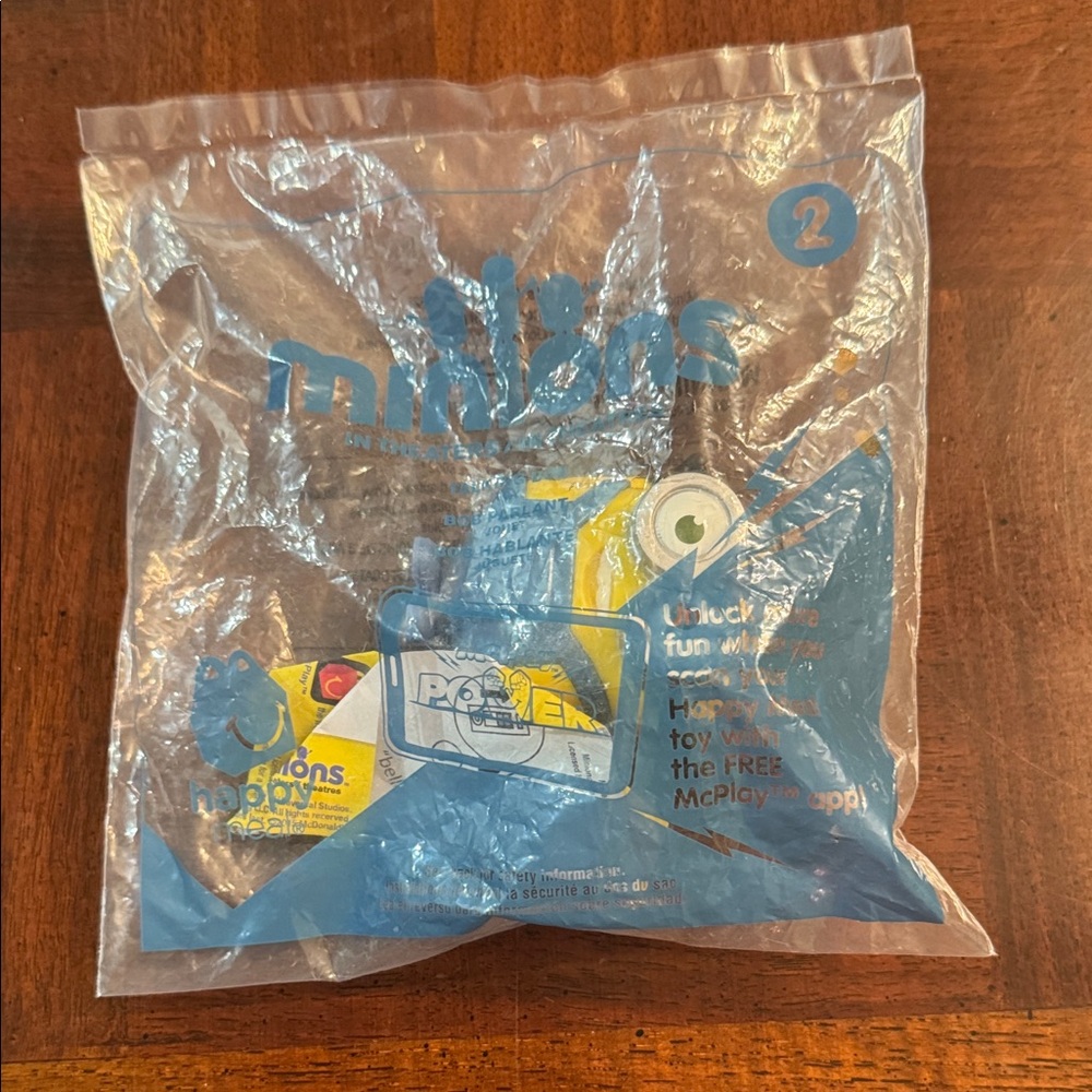 Minions 2015 Bob's Talking Toy McDonalds Happy Meal